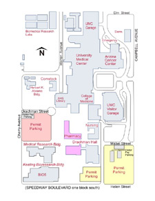 map of pharmacy campus