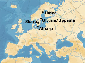 SLU English map