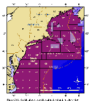 Figure 23.1  Statistical areas used to define the Atlantic mackerel stock.