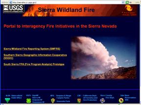 Sierra Wildland Fire Reporting Systems (SWFRS)