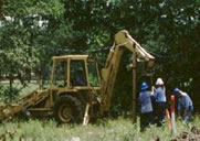 Imagen de trabajadores al aire libre