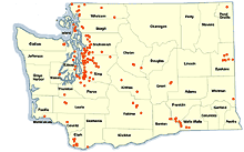 Use this interactive map to find the WSDOT projects in your area