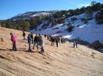 Public tour of Moccasin Mountain dinosaur track site