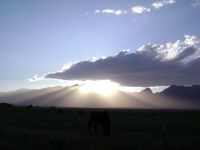 Sunset in the Deep Creek Mtns