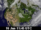 Continental US satellite picture