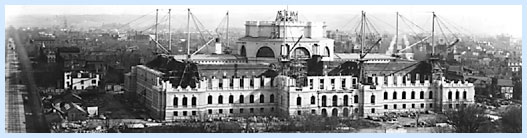 The Library of Congress Building under construction