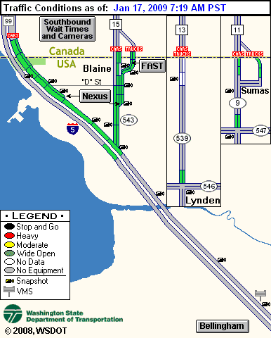 Bellingham Traffic Map