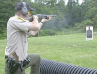 DWCO on shooting range