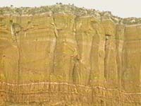 Red rock cliff