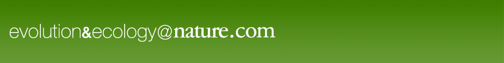 evoeco@nature.com homepage