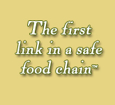 The first link in a safe food chain