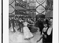 Foto de baile inaugural sacada entre 1918 y 1928 (Foto Biblioteca del Congreso). 