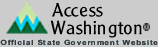 Access Washington Official State Government Web Site logo
