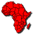 Continental Africa extent