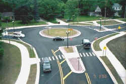 Photo of a Traffic Roundabout