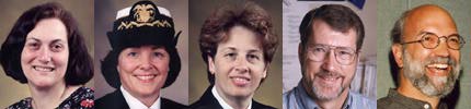 Ganadores de premios NIH: Collman, Forsythe, Goelz, Pritchard, Wilcox