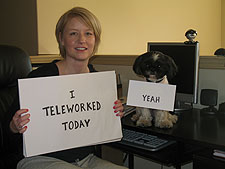 Telecommuting can be an effective way of working.