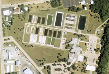 aerial view of the UMESC (photo)
