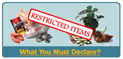 Restricted Items: What you must declare