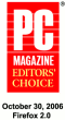 PC Magazine Editors’ Choice, Oct 2006