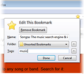 One-Click Bookmarking screenshot
