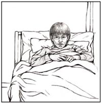 Child in bed