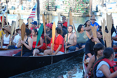 Canoes Preparing for Launch von U.S. Geological Survey