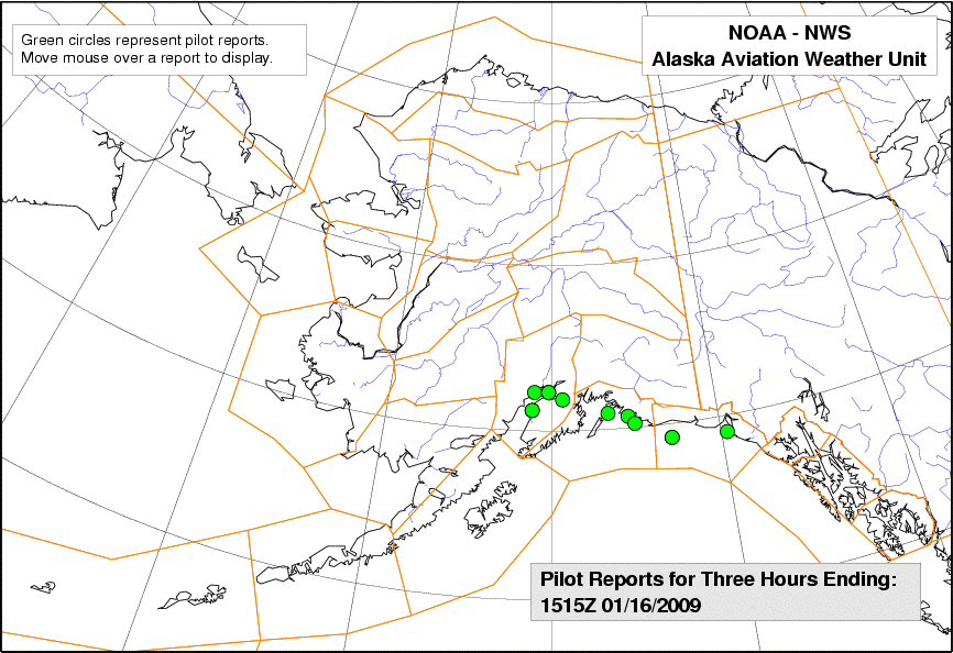 Alaska Pireps Plot