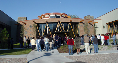 Main Entrance to New Tribal Complex