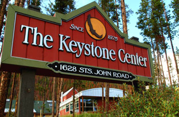 The Keystone Center sign