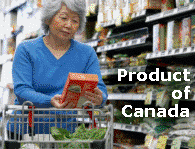 "Product of Canada"