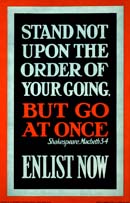 Stand Not Upon the Order of Your Going...