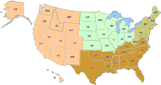 Regional Map of IPM Centers