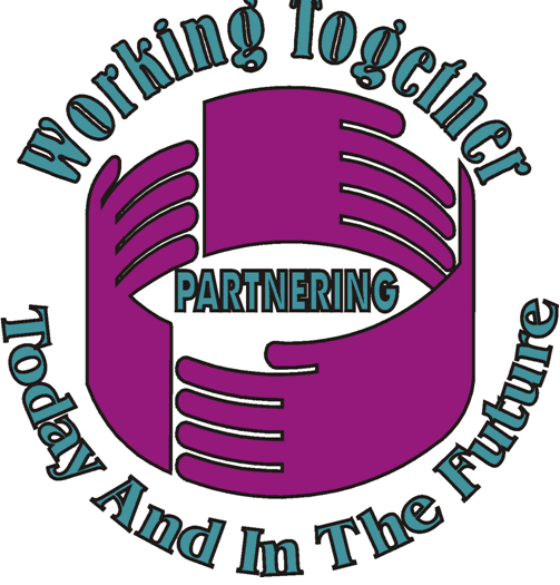 Logo - Working Together, Partnering, Today and in the Future