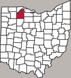 Ohio Map of Counties