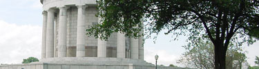 George Rogers Clark Memorial and Apple trees