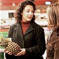 Woman shopping for corn