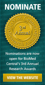 Nominations are now open for the 3rd Annual BioMed Central Research Awards