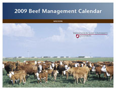 Beef Management Calendar 2009