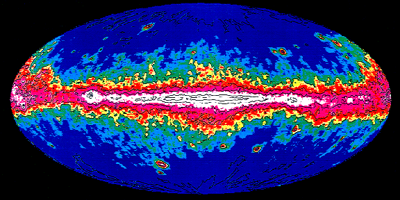 Image of the sky in gamma rays