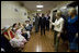 Mrs. Laura Bush waves goodbye as she departs the National Oncology Institute in Panama City Friday, Nov. 21, 2008. Earlier, Mrs. Bush announced the U.S.-Panama Partnership for Breast Cancer Awareness and Research. Breast cancer is the second-leading cause of cancer-related death among women in Panama, with 40 out of 100,000 women diagnosed each year.