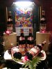 Beaujolais Nouveau from the French wineries of Georges Duboeuf are displayed at the Hyatt Regency Saipan during last year's launch of the special wine. (Saipan Tribune)