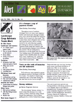 Read the Landscape Alert newsletter on the Internet.