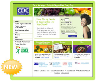 CDC Fruit & Veggies site