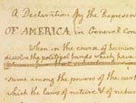 Original Rough Draft of the Declaration of Independence