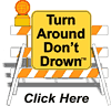 Turn around, don't drown icon