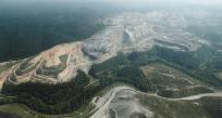 80-square-mile Hobet 21 mine near Danville, West Virginia