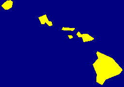 Image of the state of Hawaii