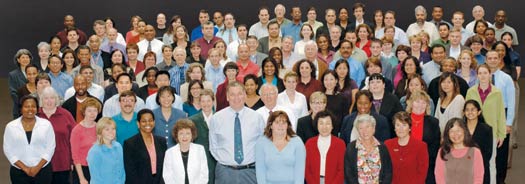 NIGMS staff and contractors, October 2006. Courtesy of Bill Branson, National Institutes of Health.