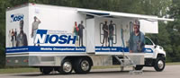 NIOSH Mobile Health Unit vehicle